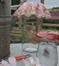 Ceramic Mushroom Flower Frog - Image 3