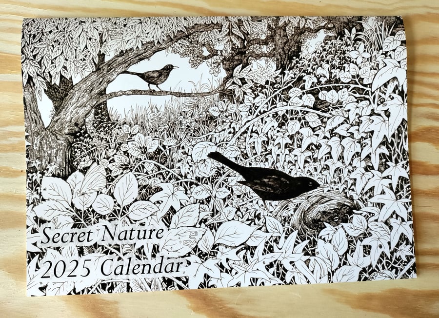 Secret Nature 2025 Calendar