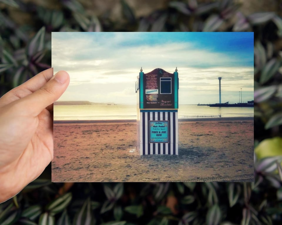 A6 Blank Greeting Card of Weymouth Dorset with envelope