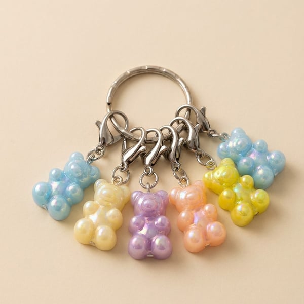 Gummy Bear Stitch Markers 