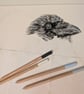 Windswept Raven, an A4 or A3 signed print of an original drawing. - Image 6