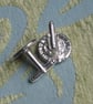 Handmade Pewter Cufflinks,Fish Design - Image 5