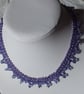 Purple Beaded Necklace - Image 2