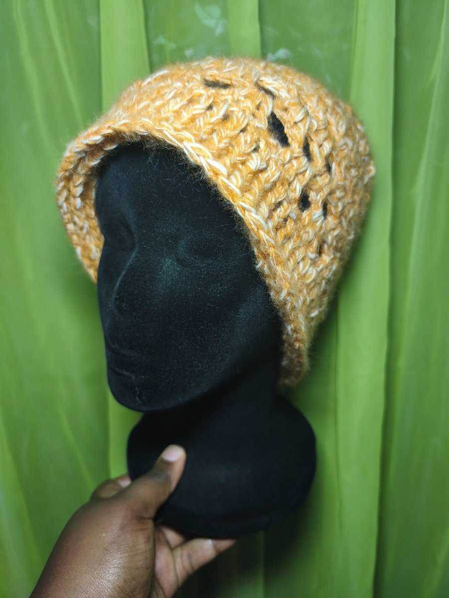 Citrus Mohair Shine Beanie