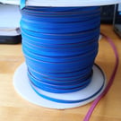 Kangaroo Leather Lace 3mm premium quality Mid Blue 1m