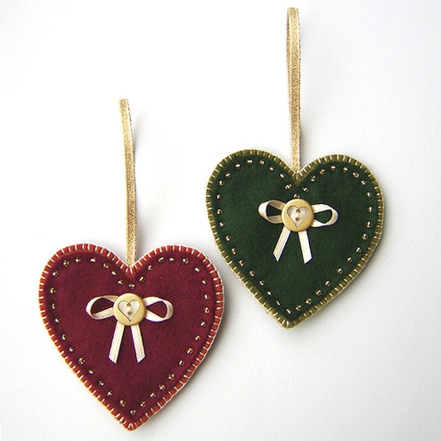 Christmas Heart Decorations