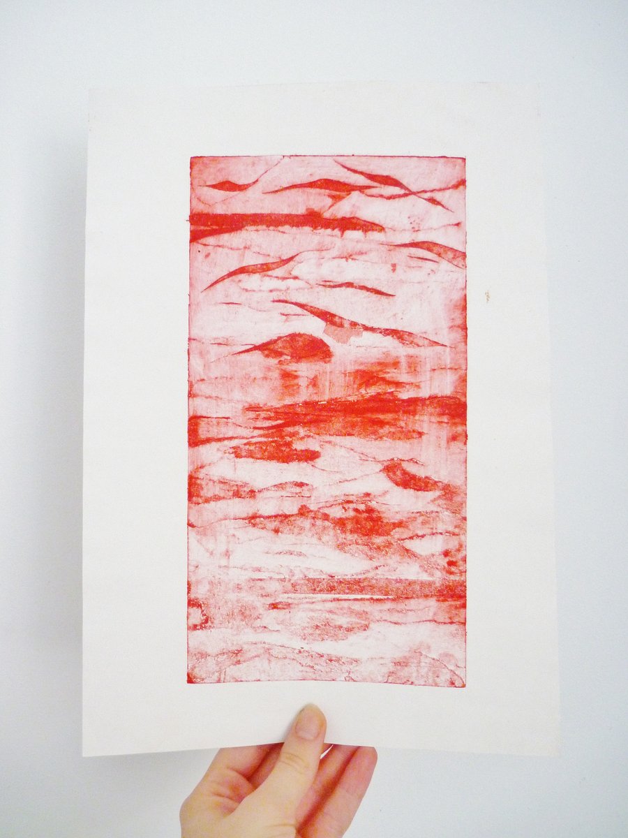 Free Postage - Cheap Seconds - Sunset Collograph