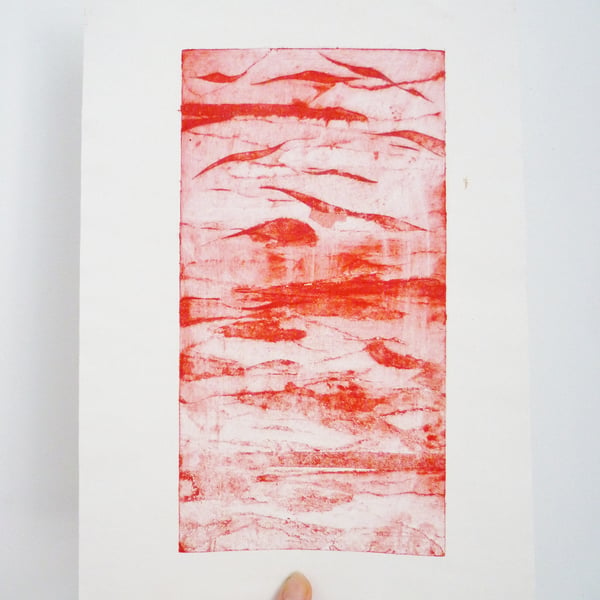 Free Postage - Cheap Seconds - Sunset Collograph