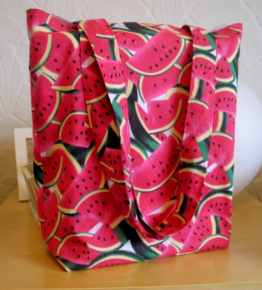 Watermelon tote bag shopper