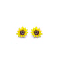Sunflower Stud Earrings - Handmade - Image 2