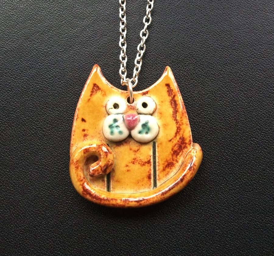 ceramic cat pendant special offer