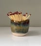 Handmade ceramic match striker pot - Image 3