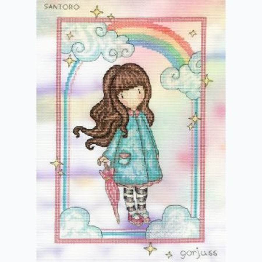 Bothy Threads Santoro Gorjuss 'Rainbow Wishes' Cross Stitch Kit