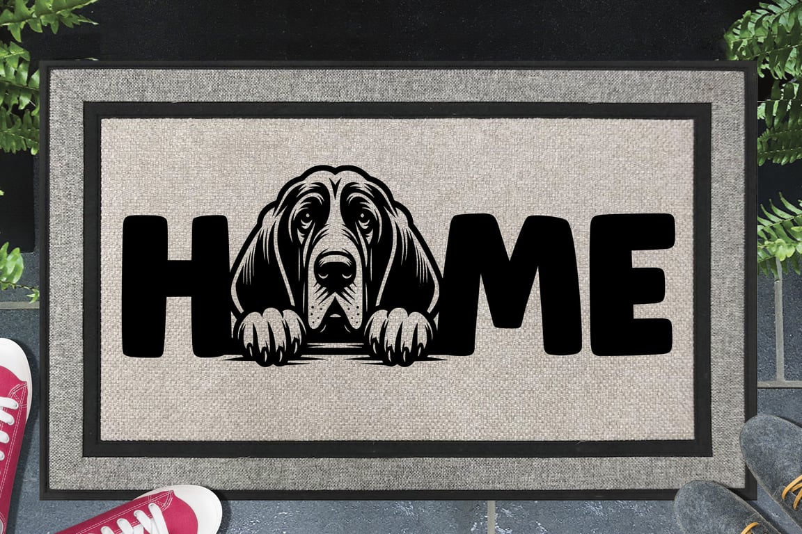 Bloodhound Home Door Mat - All Weather Doormat - 45x70cm 