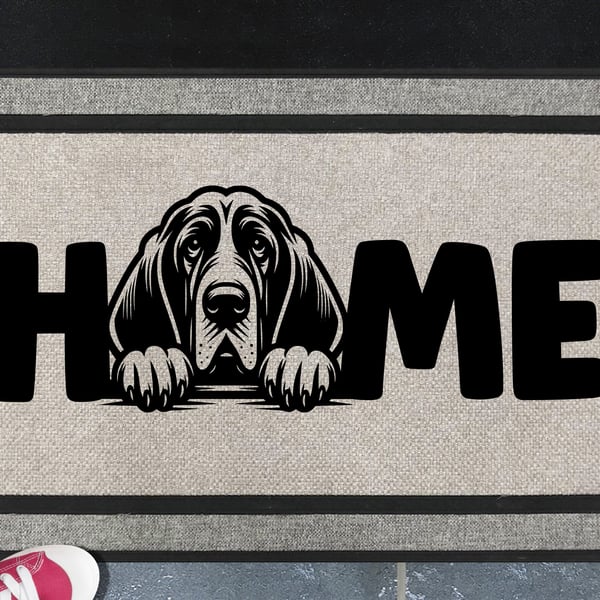 Bloodhound Home Door Mat - All Weather Doormat - 45x70cm 
