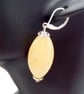 Lemon Jade Drop Bead Pendant with Matching Earrings, 2 Piece Jewellery Set - Image 6