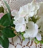 Handmade floral multi coloured, multi flowered garland table decoration. - Image 8
