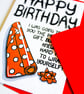 Happy Birthday The Perfect Gift Who Knew How Hard it is to Wrap Yourself! Card - Image 5