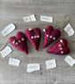 One Red Fabric Heart with Personalised Message Wedding Engagement Proposal - Image 7