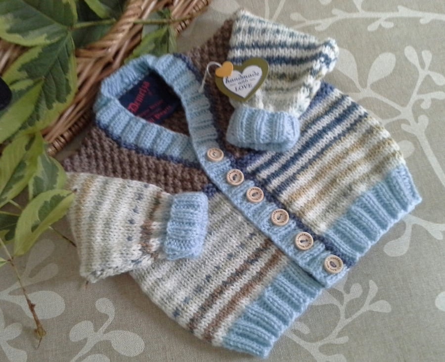 Baby Boys Cardigan  0-6 months size