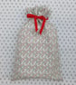 Christmas Gift Sack, Snowmen, Re-usable, Medium sized - Image 2