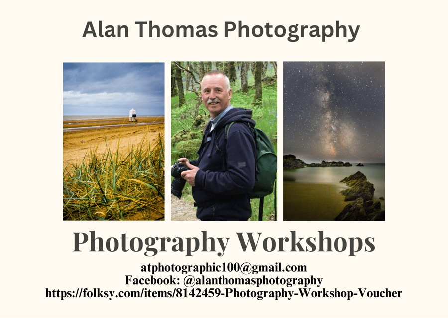Gift Voucher for Photography Workshop in Cornwall or Devon