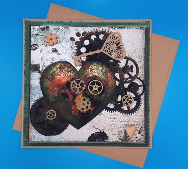 Steampunk Wedding Day Card, Anniversary, Engagement