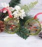 Christmas Robins Hanging Decoration; Original Christmas Gift for Someone Special - Image 7