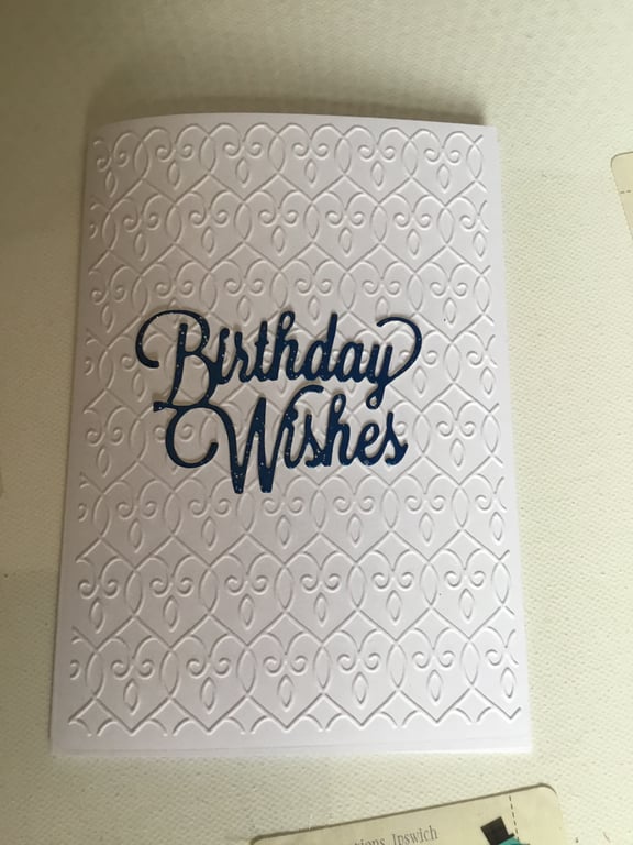 Birthday wishes card. Handmade card. Birthday card. Ref 043