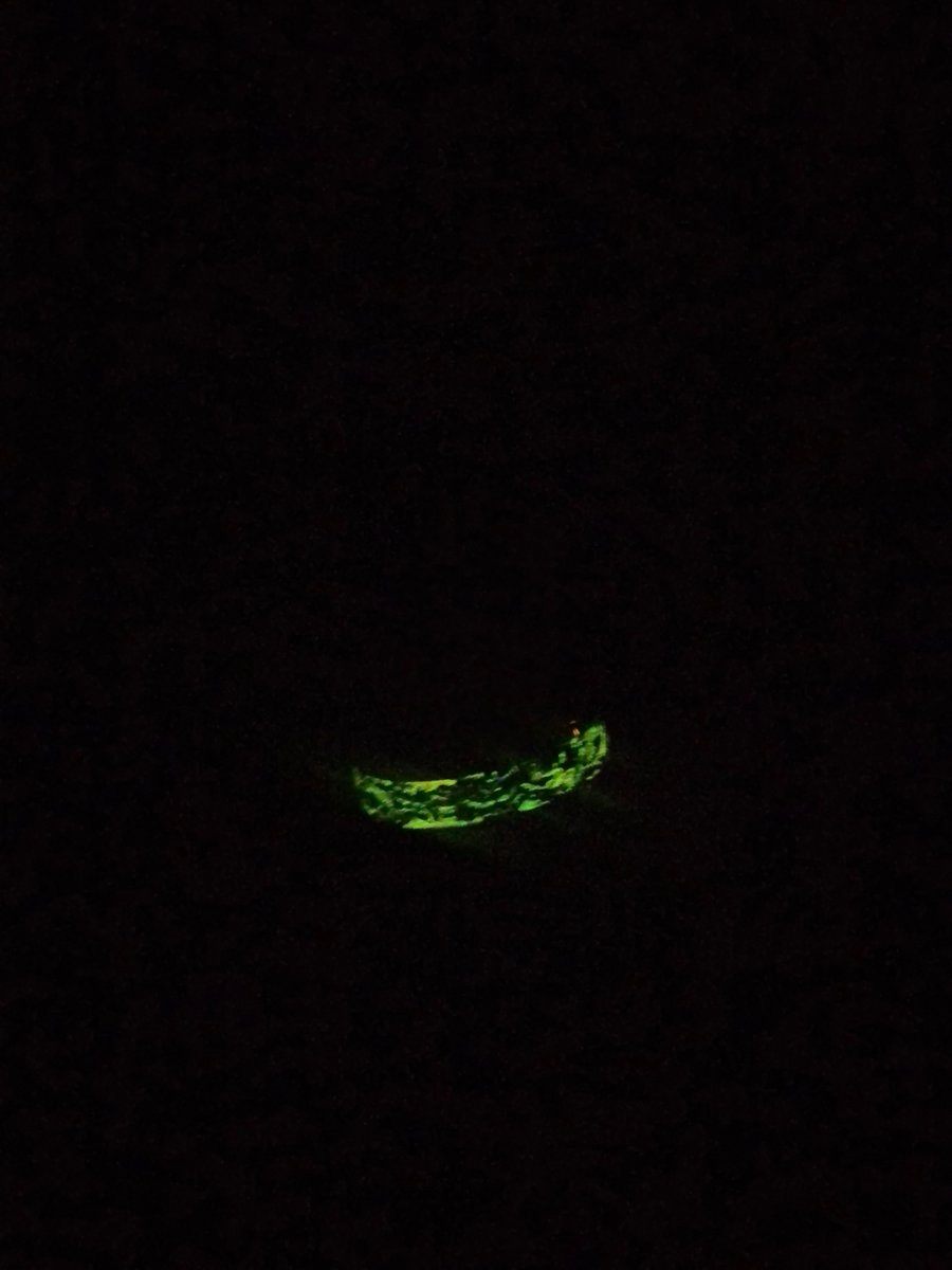 Resin ring glow in the dark lava effect