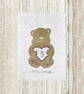 Birthday card age 5 - 5th Fifth birthday boy or girl teddy bear - Image 1