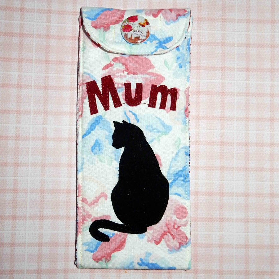 Glasses case - Mum and Black cat