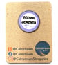 Dementia Support Badge Defying Dementia Pin Pale Purple Ribbon Style - Image 5