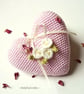 Cotton anniversary gift - Wedding ring cushion - Valentine's Day - Image 1