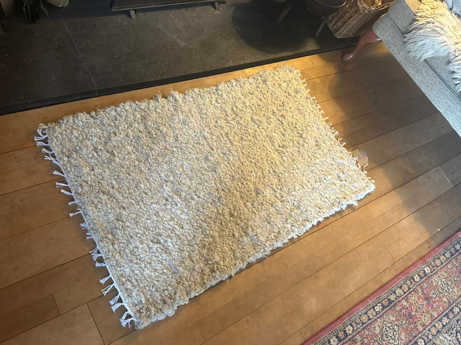 Handmade wool rug