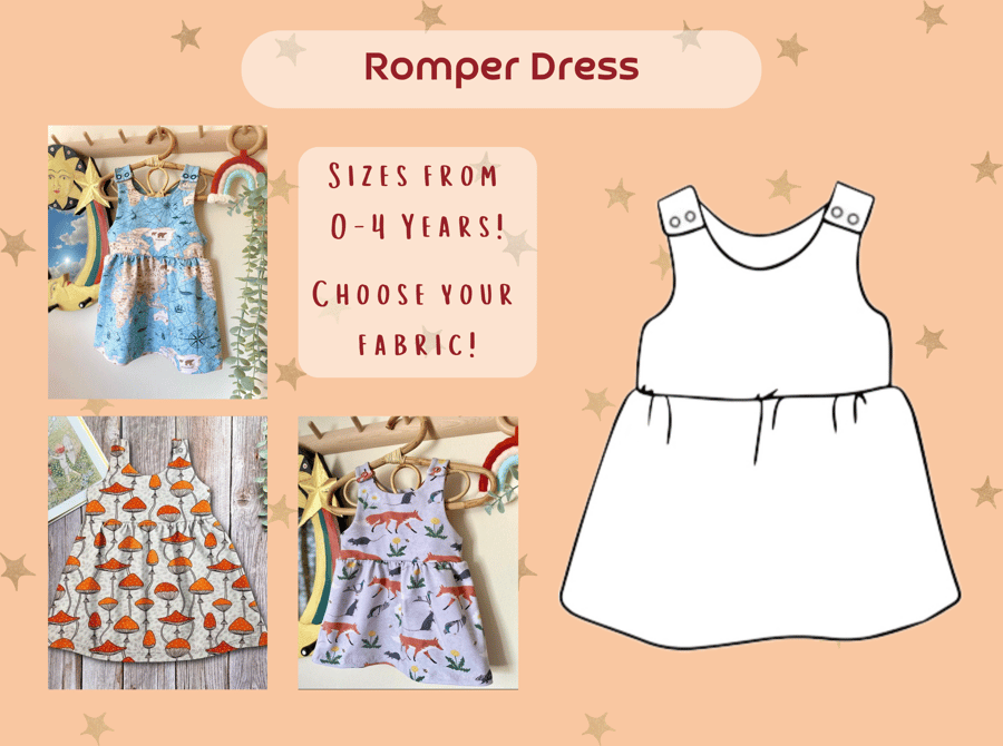 Baby, Toddler, Kid's Romper Dress