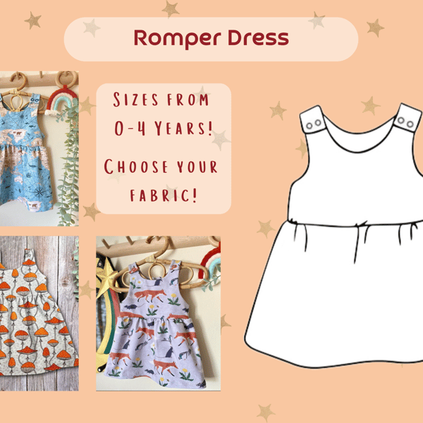Baby, Toddler, Kid's Romper Dress