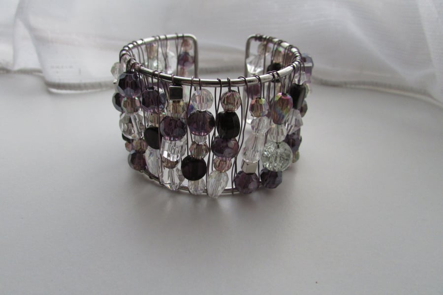 Beaded Cuff Bangle