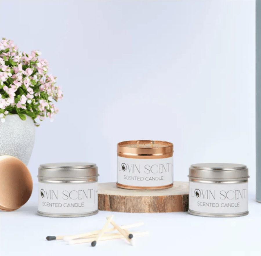 Himalayan Salt Candle Gift Set Soy Coconut Wax Candles Scented Candles