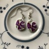 Handmade Drop Earrings, Broken Ceramic, Unique Earrings