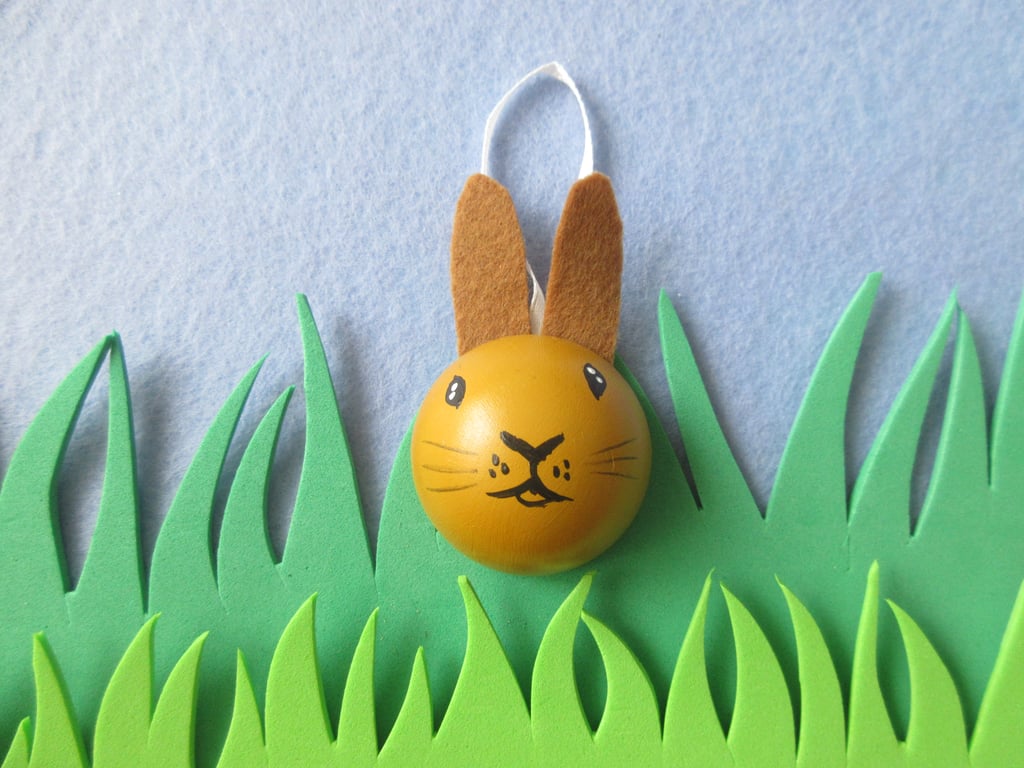 Bunny Rabbit Hanging Decoration Pet Bauble for Christmas Easter etc