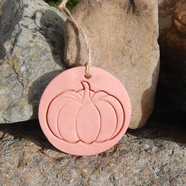 Giant Pumpkin Terracotta Essential Oil Diffuser - Fragrance Disc