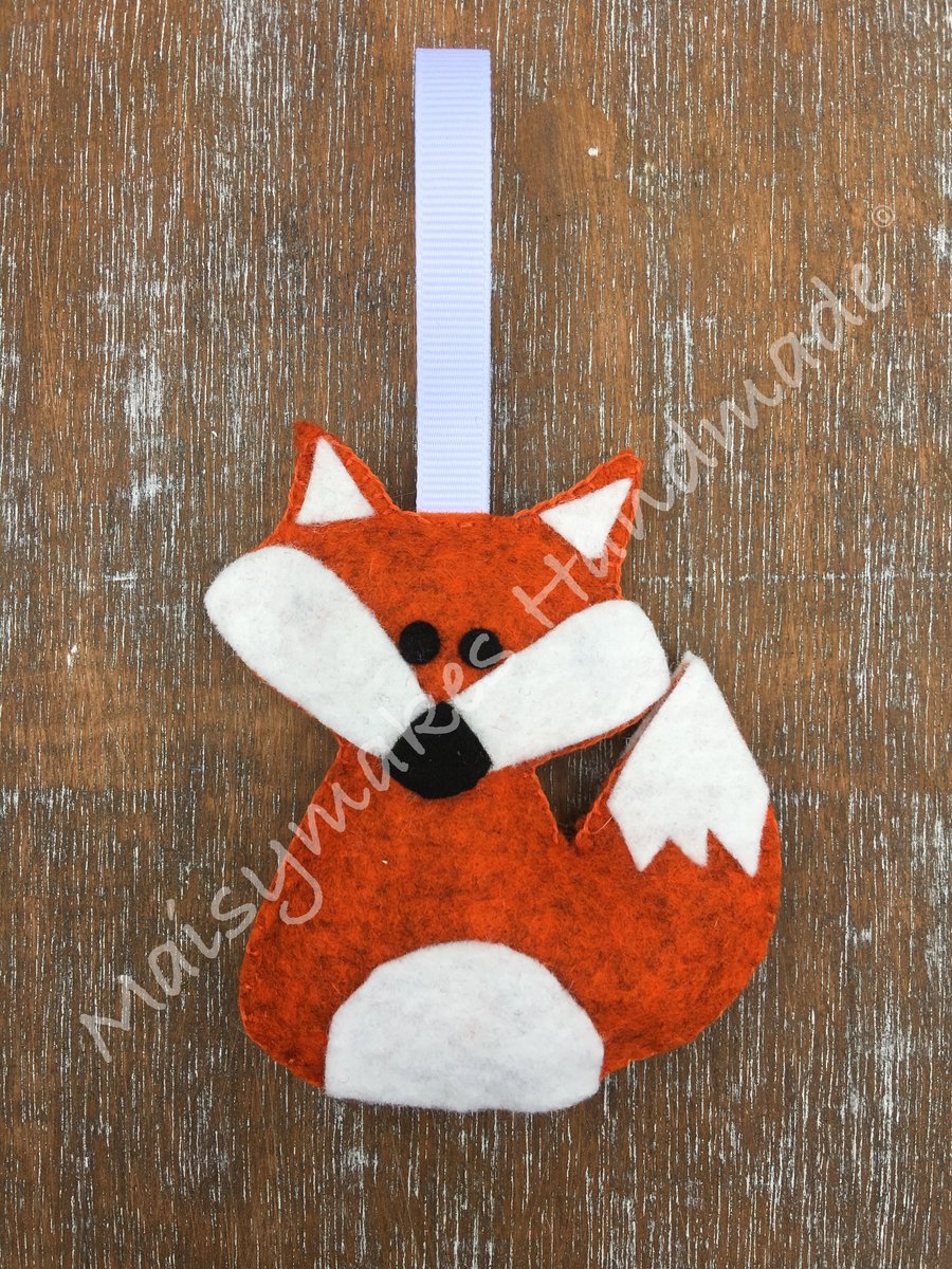 Orange Fox Hanging Decoration
