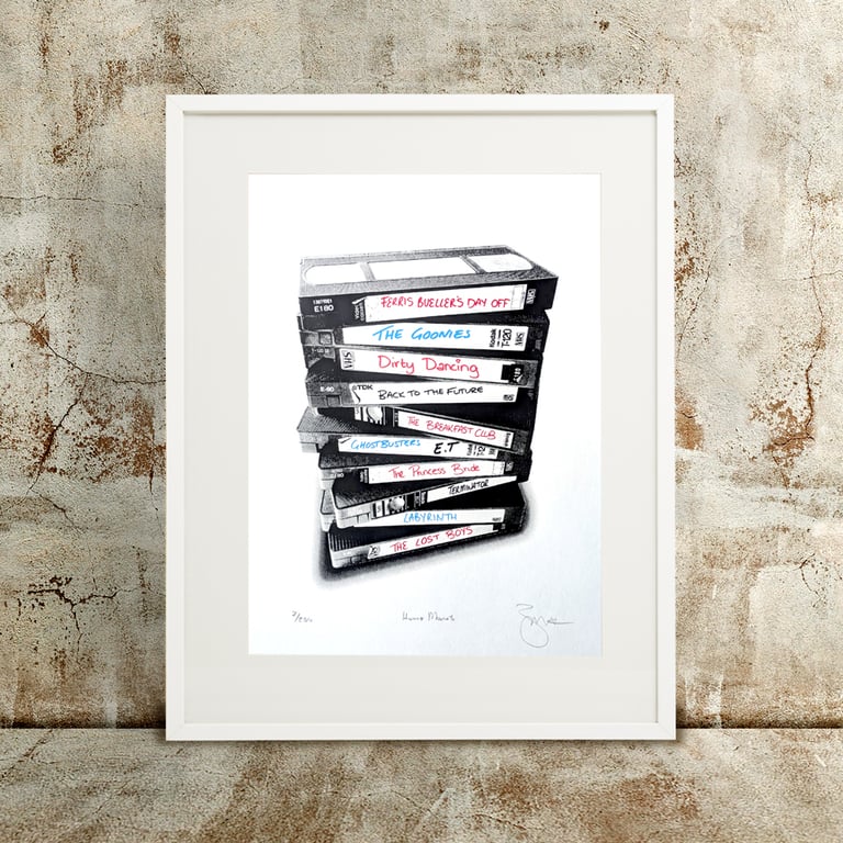 Home Movies Hand Pulled A3 Limited Edition Screen Print