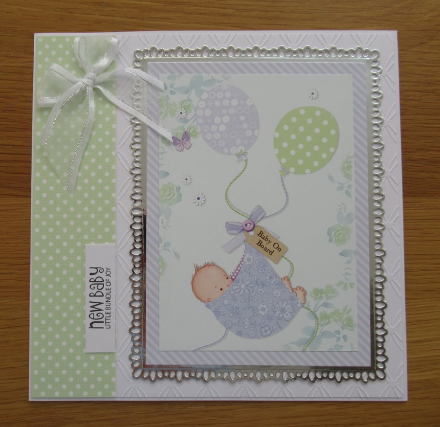 Baby On Board - Large New Baby Card
