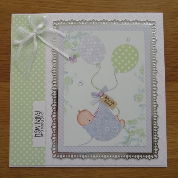 Baby On Board - Large New Baby Card