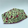 Spring Garden Triple Layer Face Mask. Double Sided. Cotton Fabric.