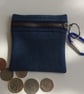 Denim, zipped key ring purse, coin purse, credit card purse - Image 4
