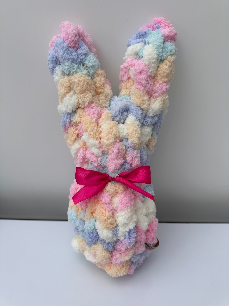 Hand knitted Chunky Bunny. 