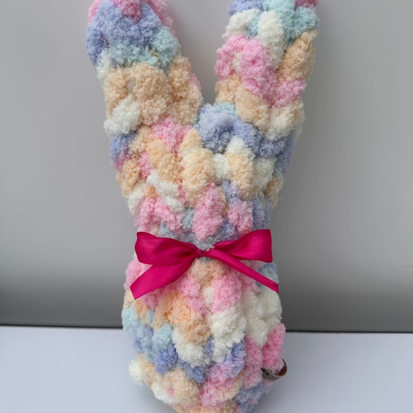 Hand knitted Chunky Bunny. 